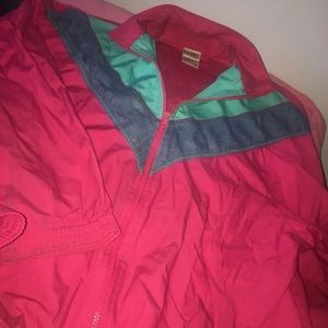 Vintage pink windbreaker